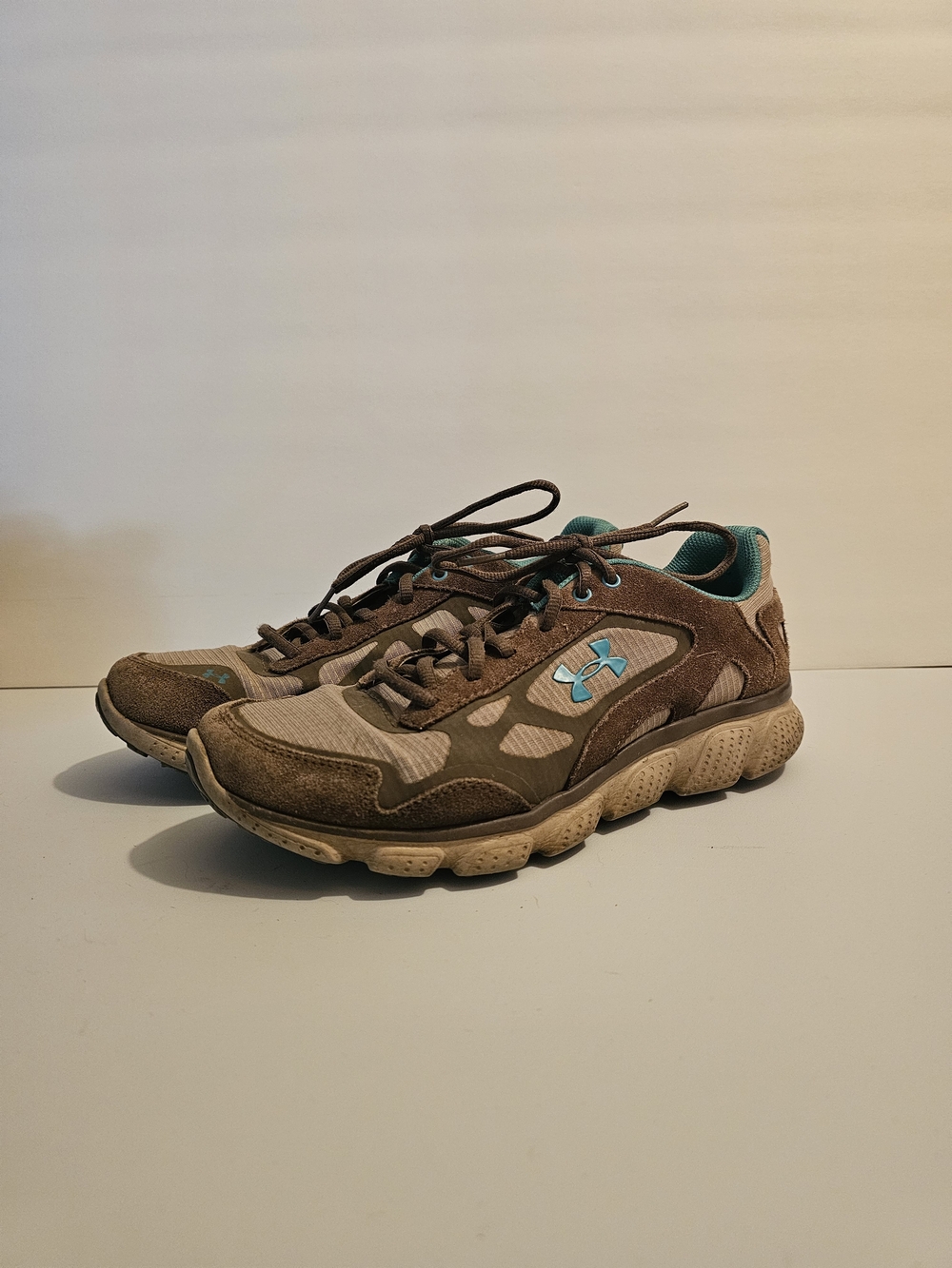 Under Armour Brown & Teal Sneakers